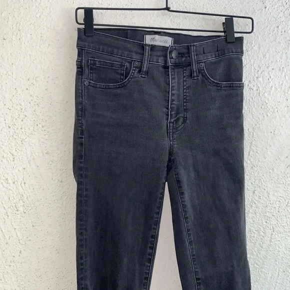 MADEWELL 9" High Riser SKINNY Jeans Shaw Wash Gray Size 25 - Picture 3 of 8